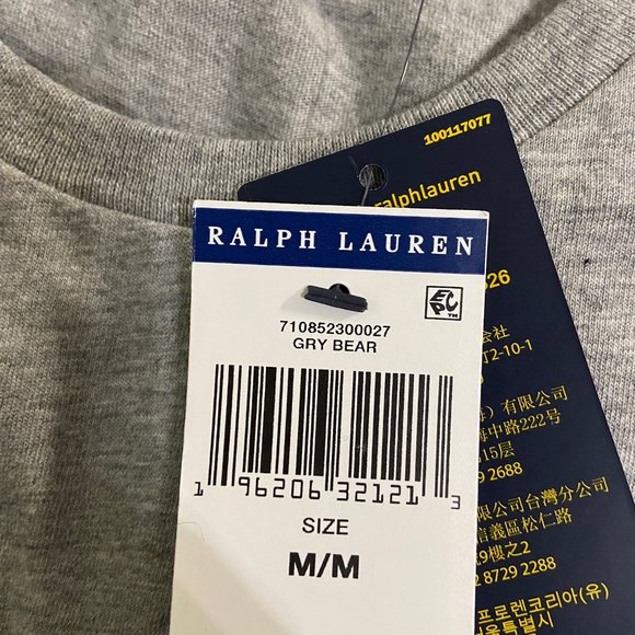 Polo Ralph Lauren Men Teddy Polo Bear Skiing Graphic Crew T-Shirt Size NEW - Picture 6 of 8